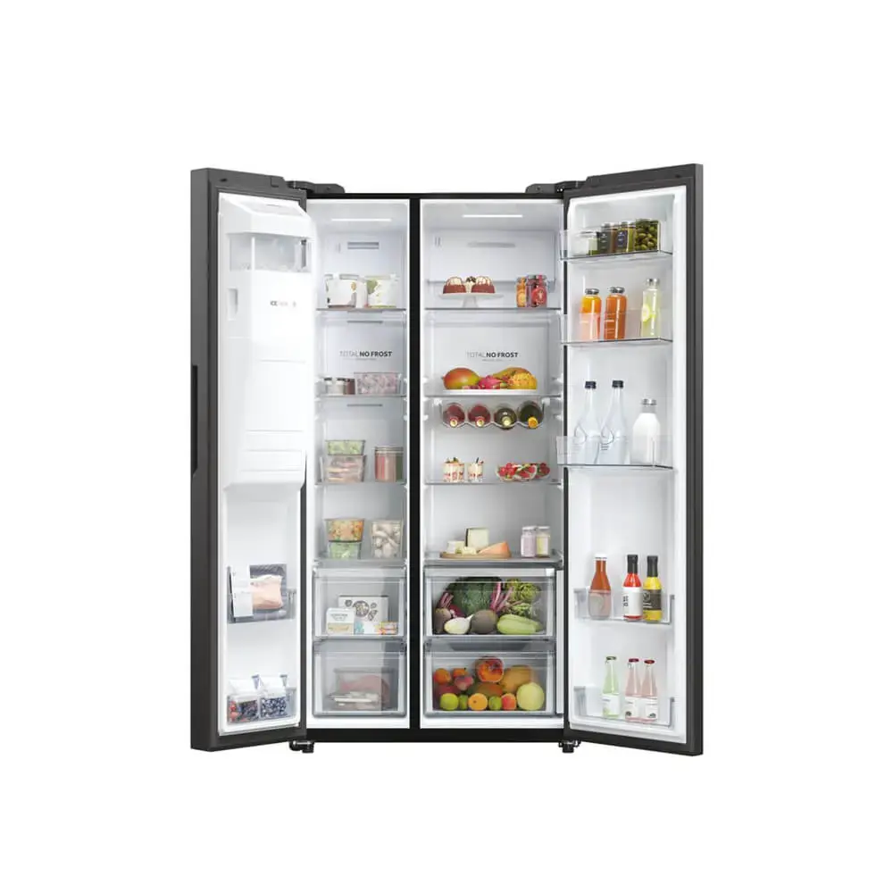 Haier 601L Fridge Sunlight Steel 12.webp