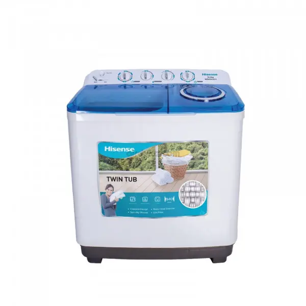 Hisense washing machine Twin tub 13.5kg white semi-Automatic WSRB143W
